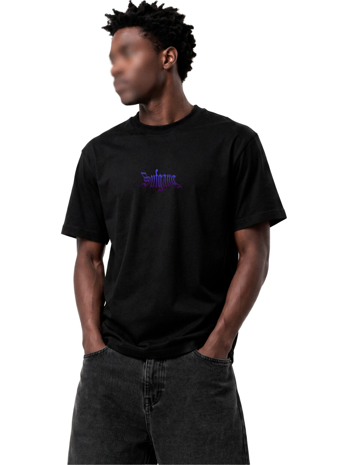Imagem de: Camiseta Sufgang Purple Gradient Black