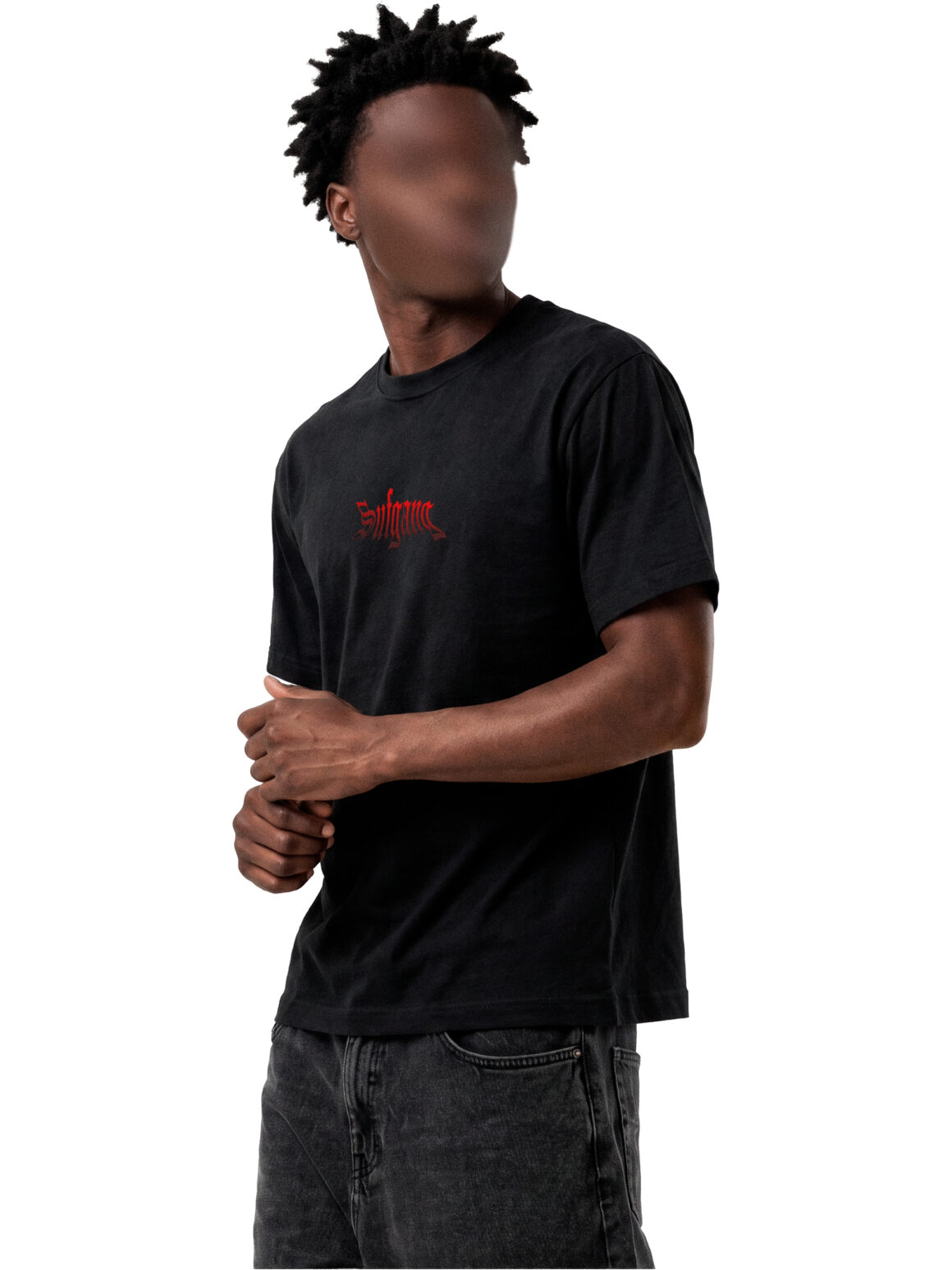 Imagem de: Camiseta Sufgang Red Gradient Preto