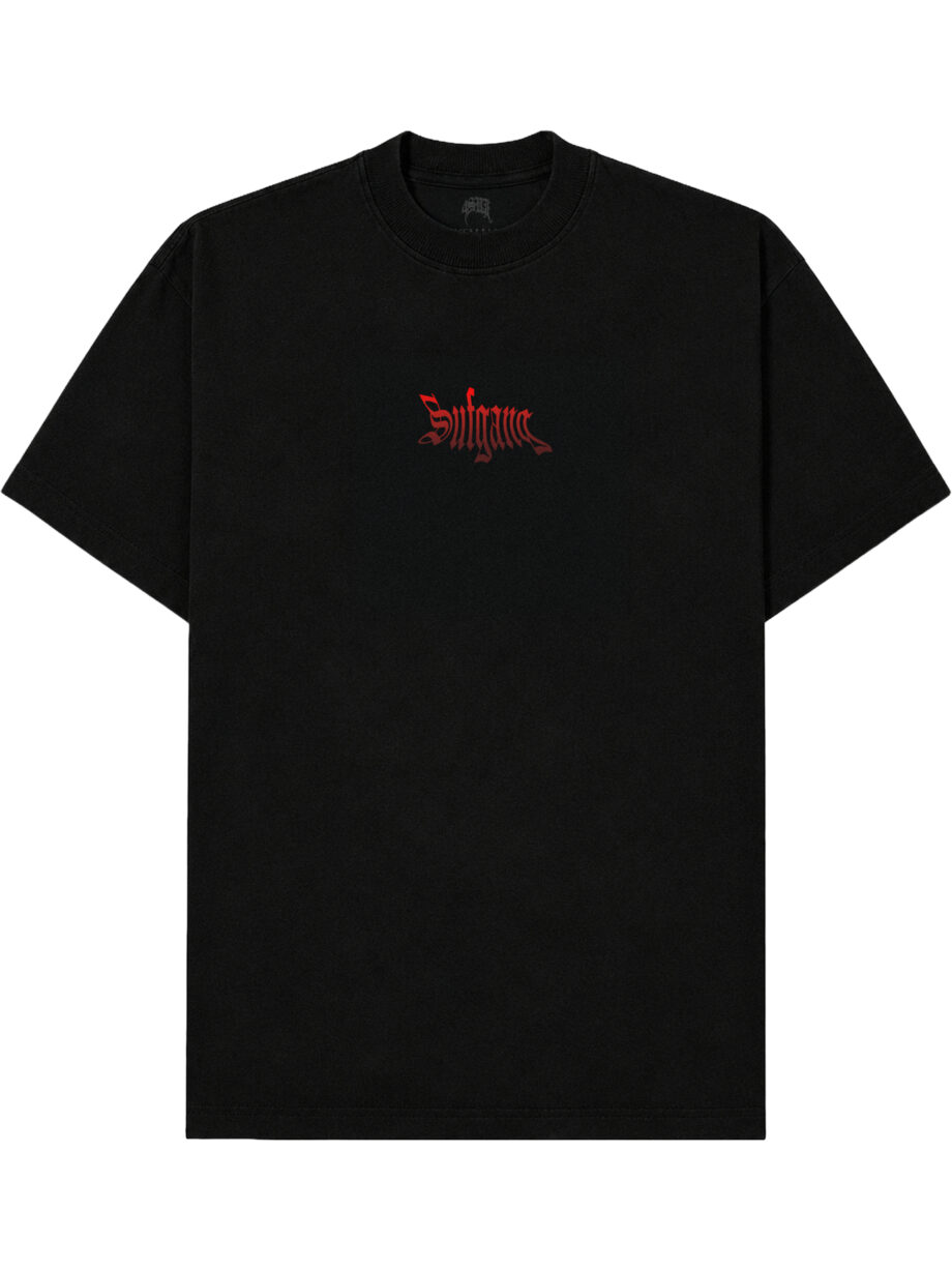 Imagem de: Camiseta Sufgang Red Gradient Preto