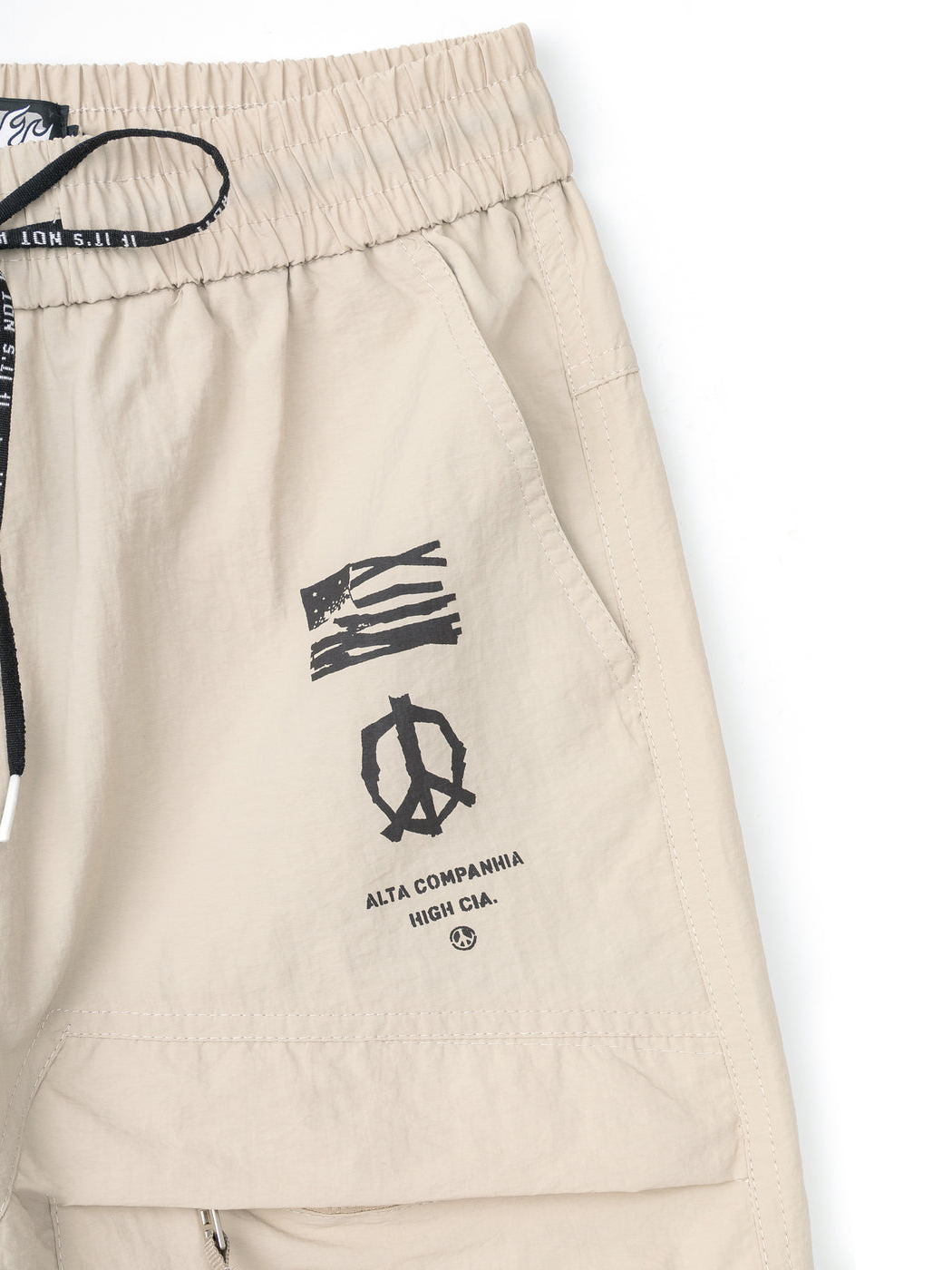Imagem de: Shorts HIGH Company Alta Companhia Bege