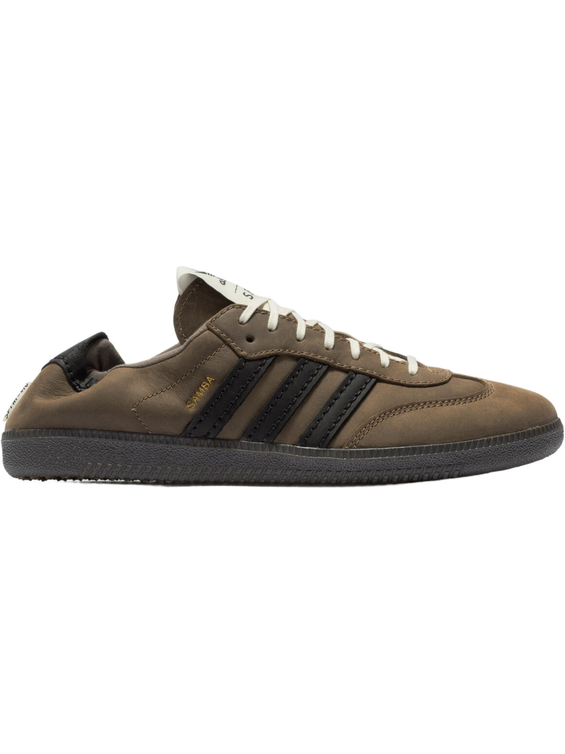Imagem de: Tênis adidas Originals Song for the Mute Samba OG SFTM Bege Preto e Dourado