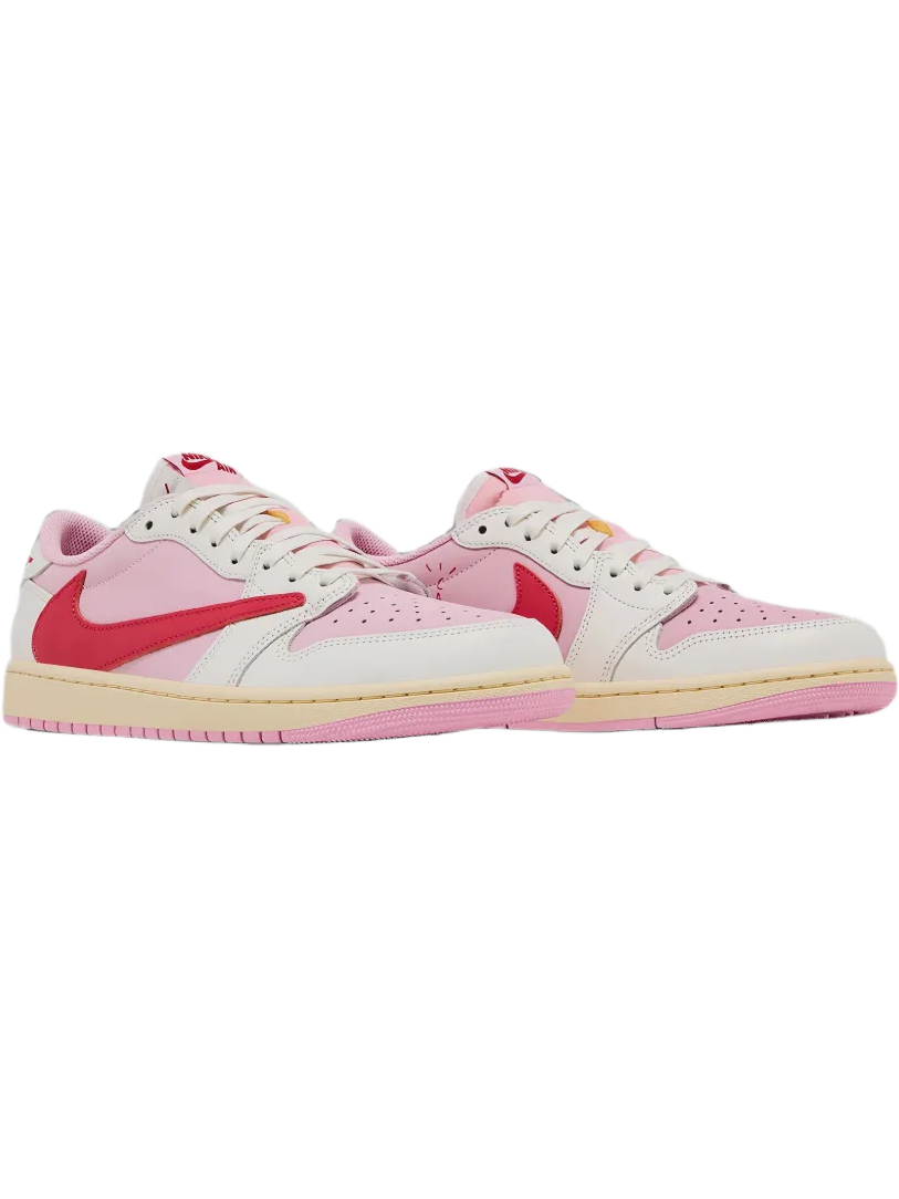 Imagem de: Tênis Jordan Tênis x Travis Scott Air Jordan 1 Low OG Rosa