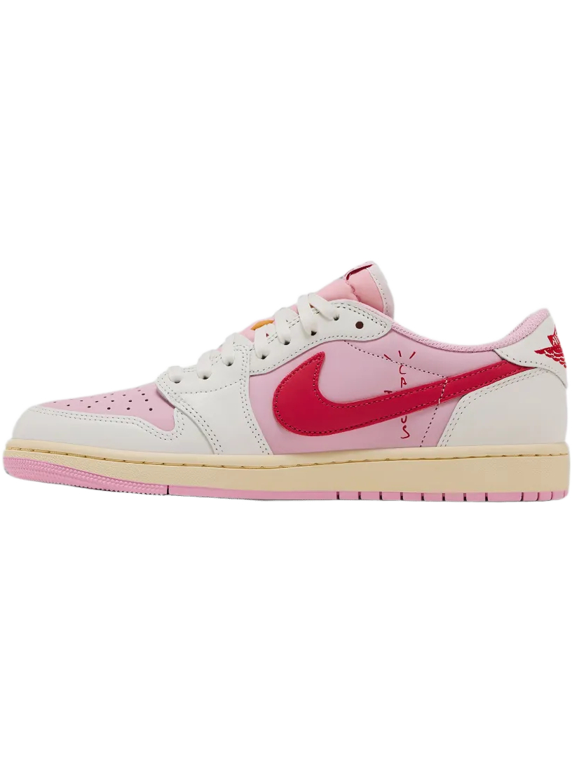 Imagem de: Tênis Jordan Tênis x Travis Scott Air Jordan 1 Low OG Rosa