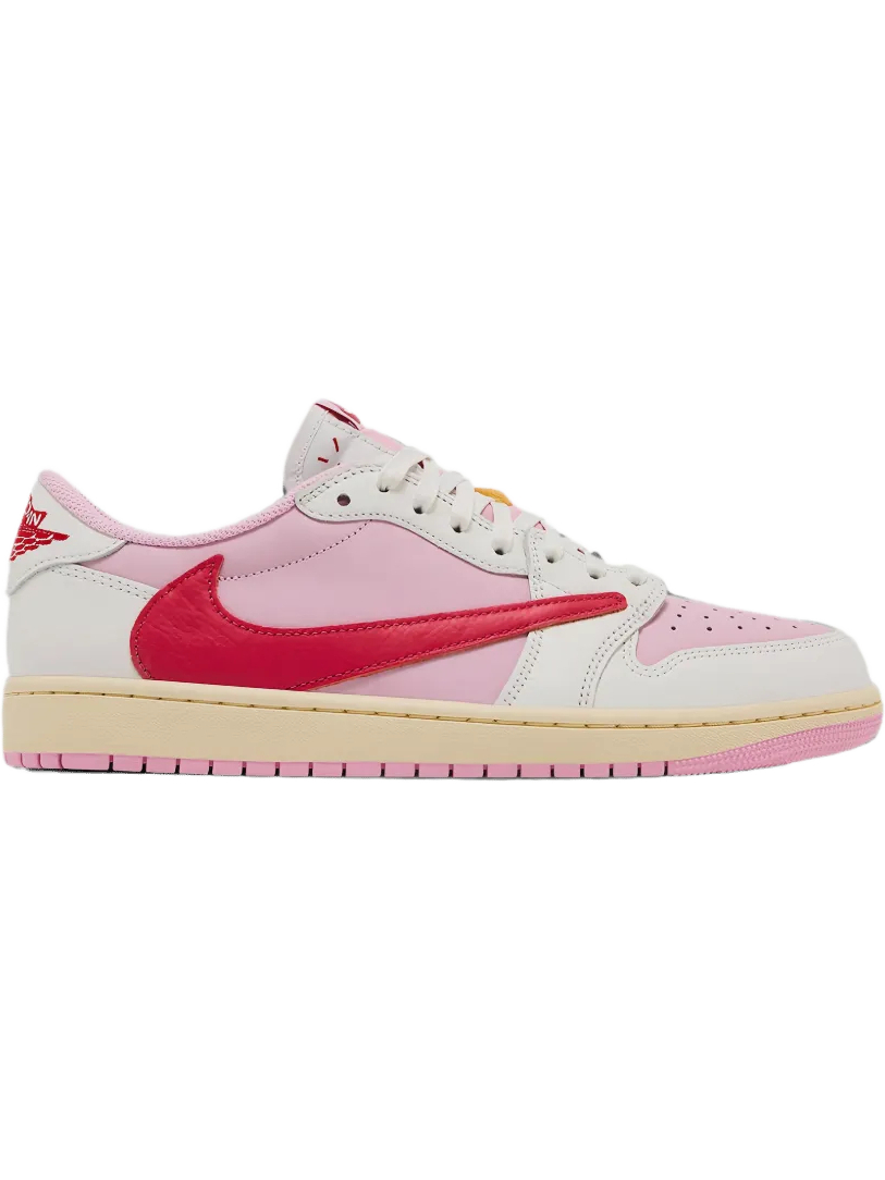 Imagem de: Tênis Jordan Tênis x Travis Scott Air Jordan 1 Low OG Rosa