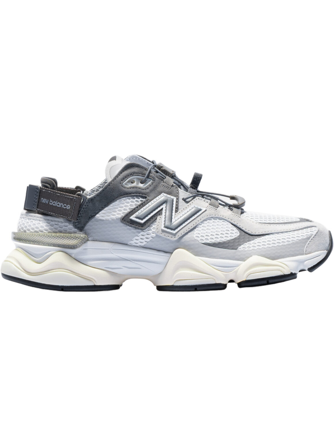 Imagem de: Tênis New Balance 9060 Mule Cinza e Branco
