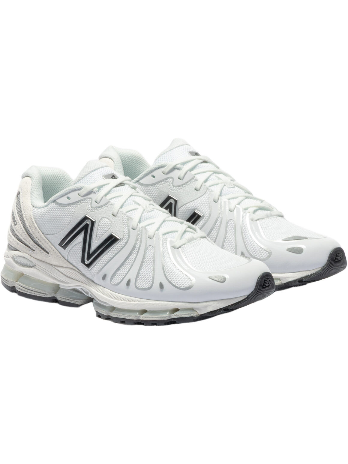 Imagem de: Tênis New Balance ABZORB 1890 Branco e Prata Metálico