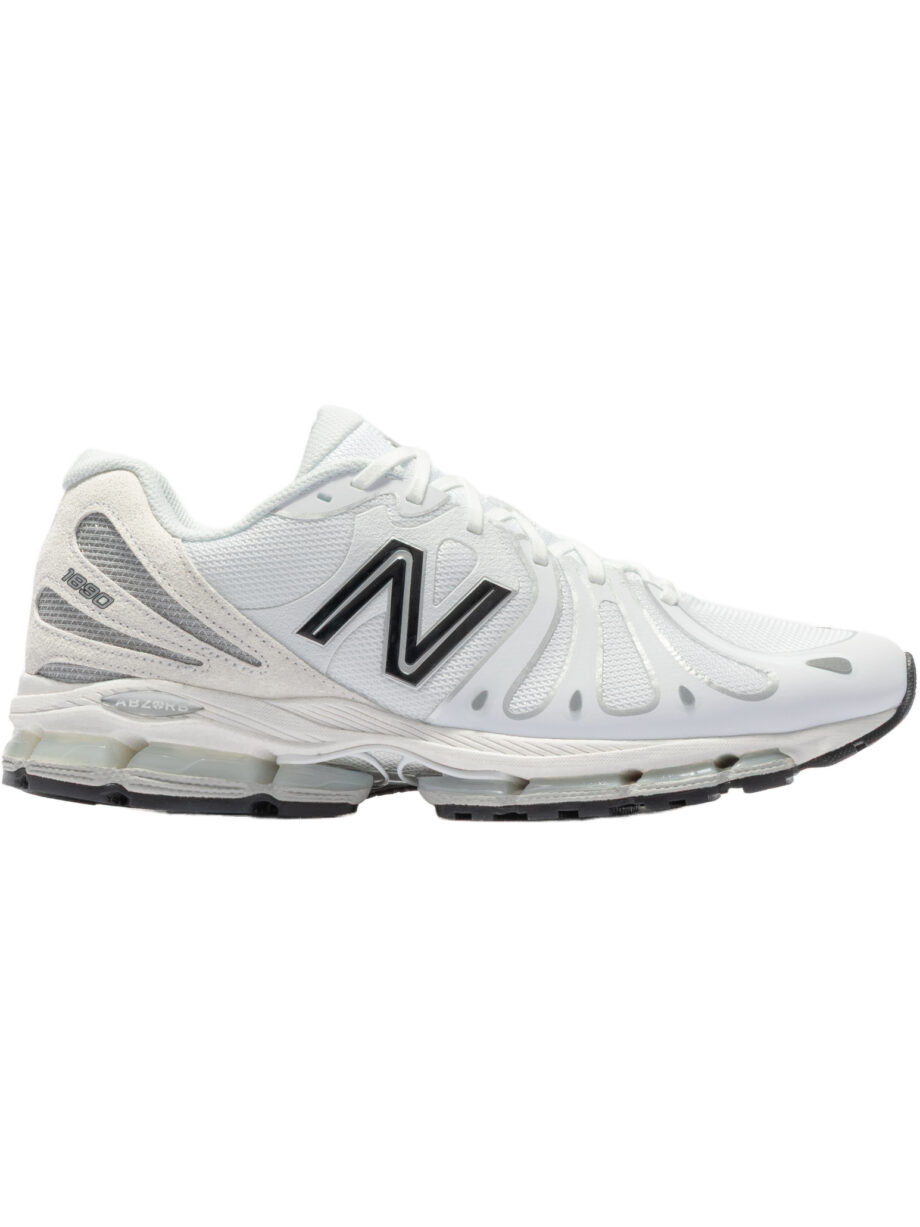 Imagem de: Tênis New Balance ABZORB 1890 Branco e Prata Metálico