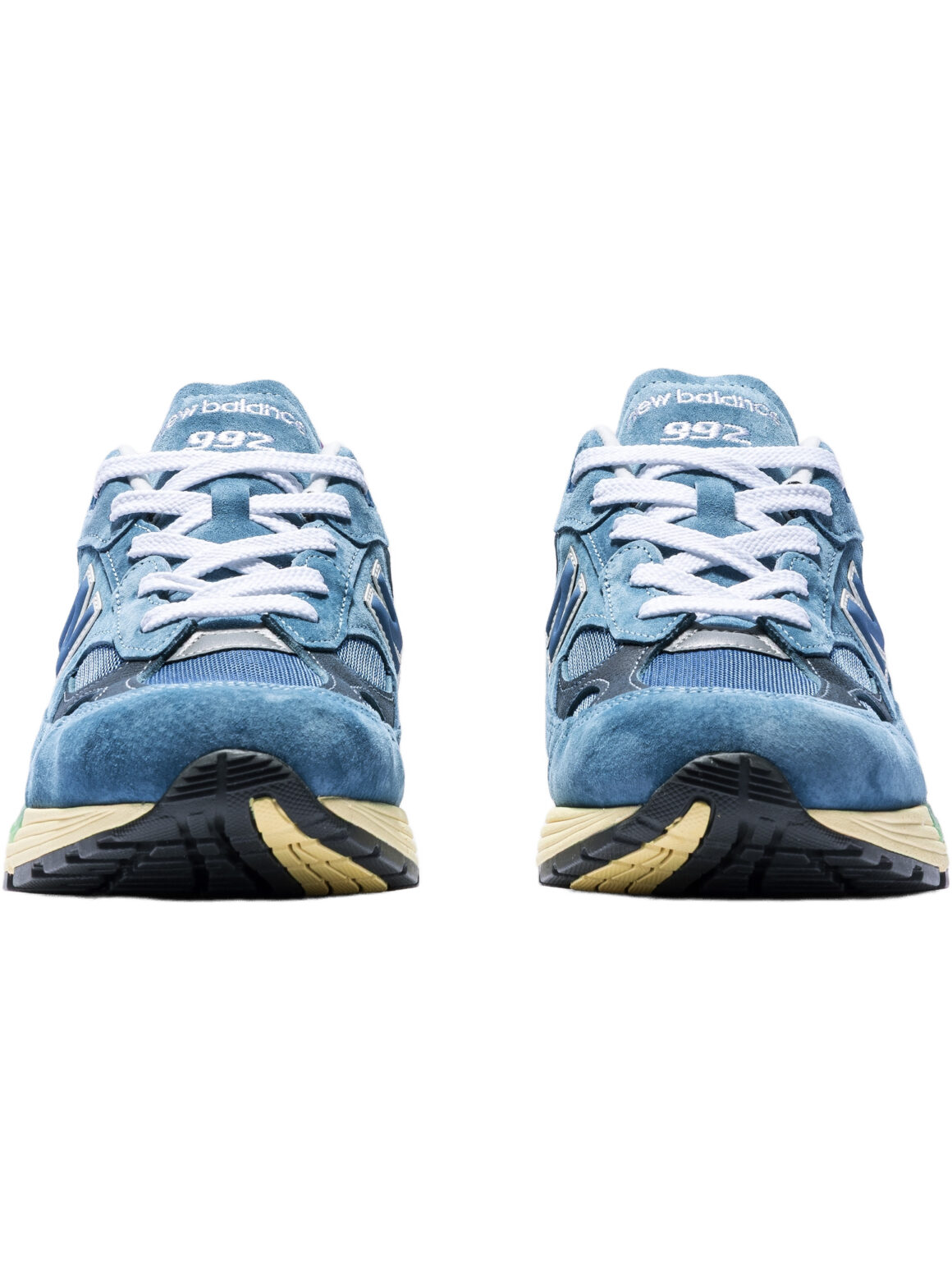Imagem de: Tênis New Balance Made In USA 992 Cinza Verde e Amarelo