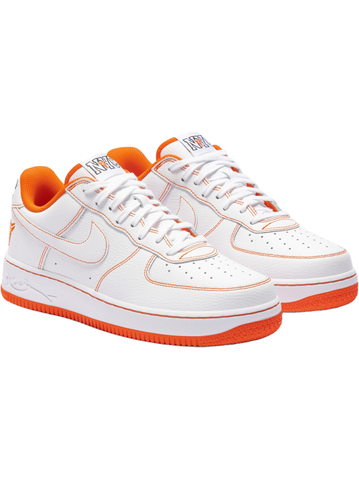 Imagem de: Tênis Nike Air Force 1 Low Protro Branco e Laranja