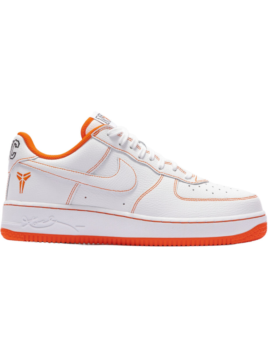 Imagem de: Tênis Nike Air Force 1 Low Protro Branco e Laranja
