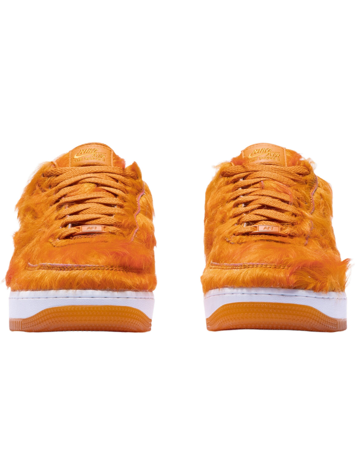Imagem de: Tênis Nike Air Force 1 QS Laranja Campfire Sunset Branco