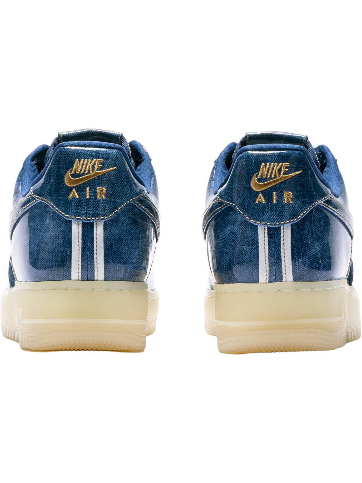 Imagem de: Tênis Nike Air Force 1 Retro Azul Coastal Natural e Linho