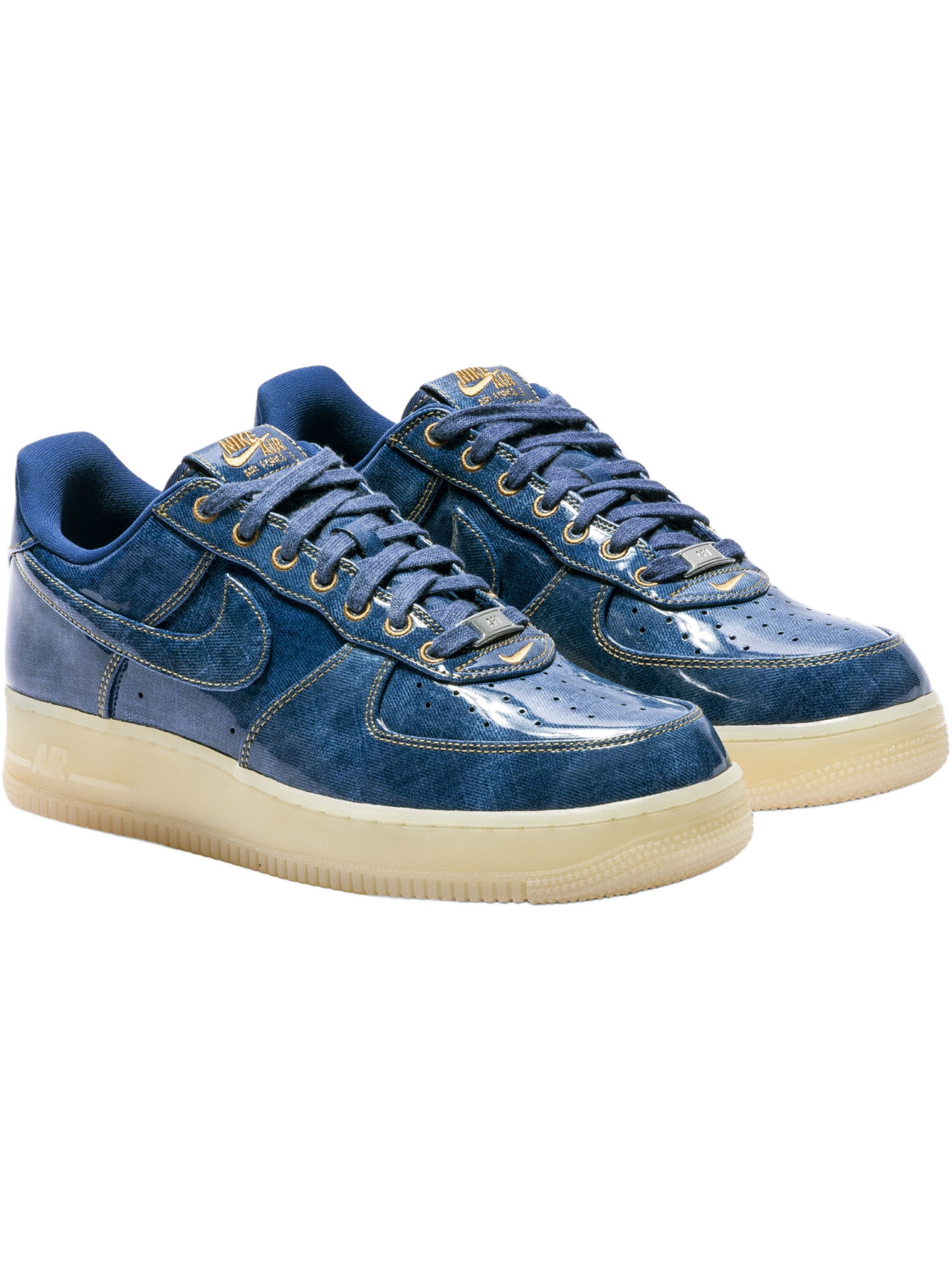 Imagem de: Tênis Nike Air Force 1 Retro Azul Coastal Natural e Linho
