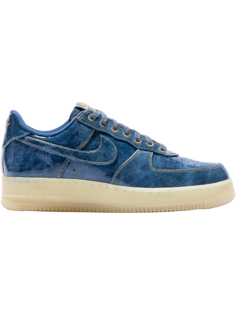 Imagem de: Tênis Nike Air Force 1 Retro Azul Coastal Natural e Linho