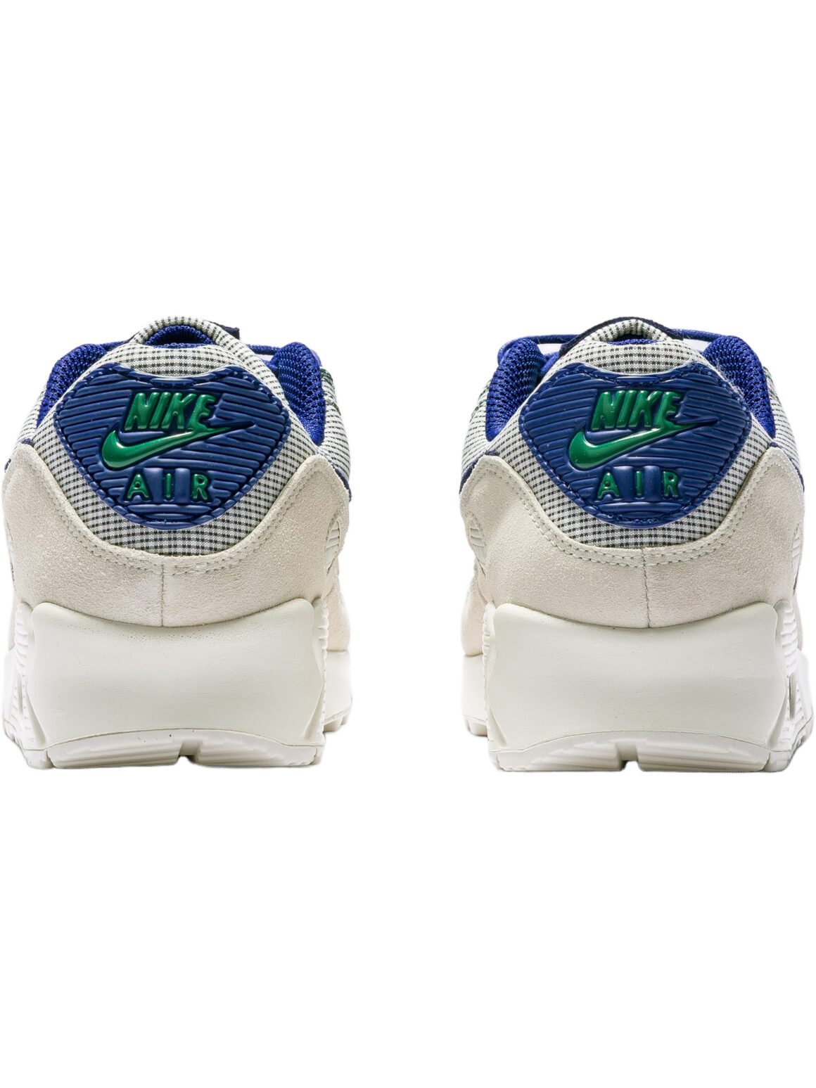 Imagem de: Tênis Nike Air Max 90 Creme Azul Royal e Verde Pinheiro