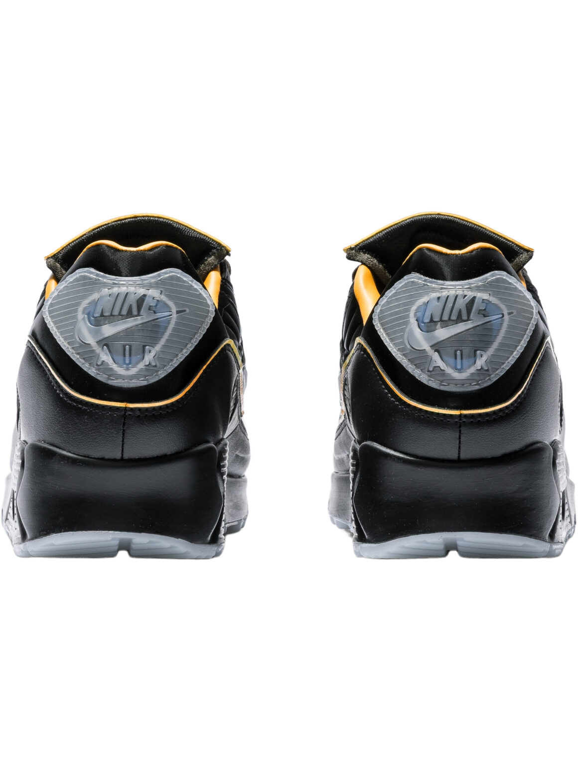 Imagem de: Tênis Nike Air Max 90 Mercurial Preto Dourado e Branco