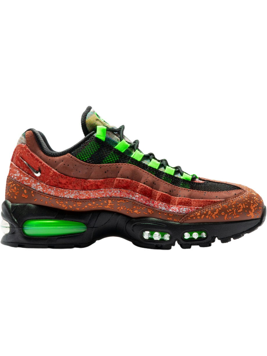 Imagem de: Tênis Nike Air Max 95 Big Bubble Hong Kong Canela e Preto