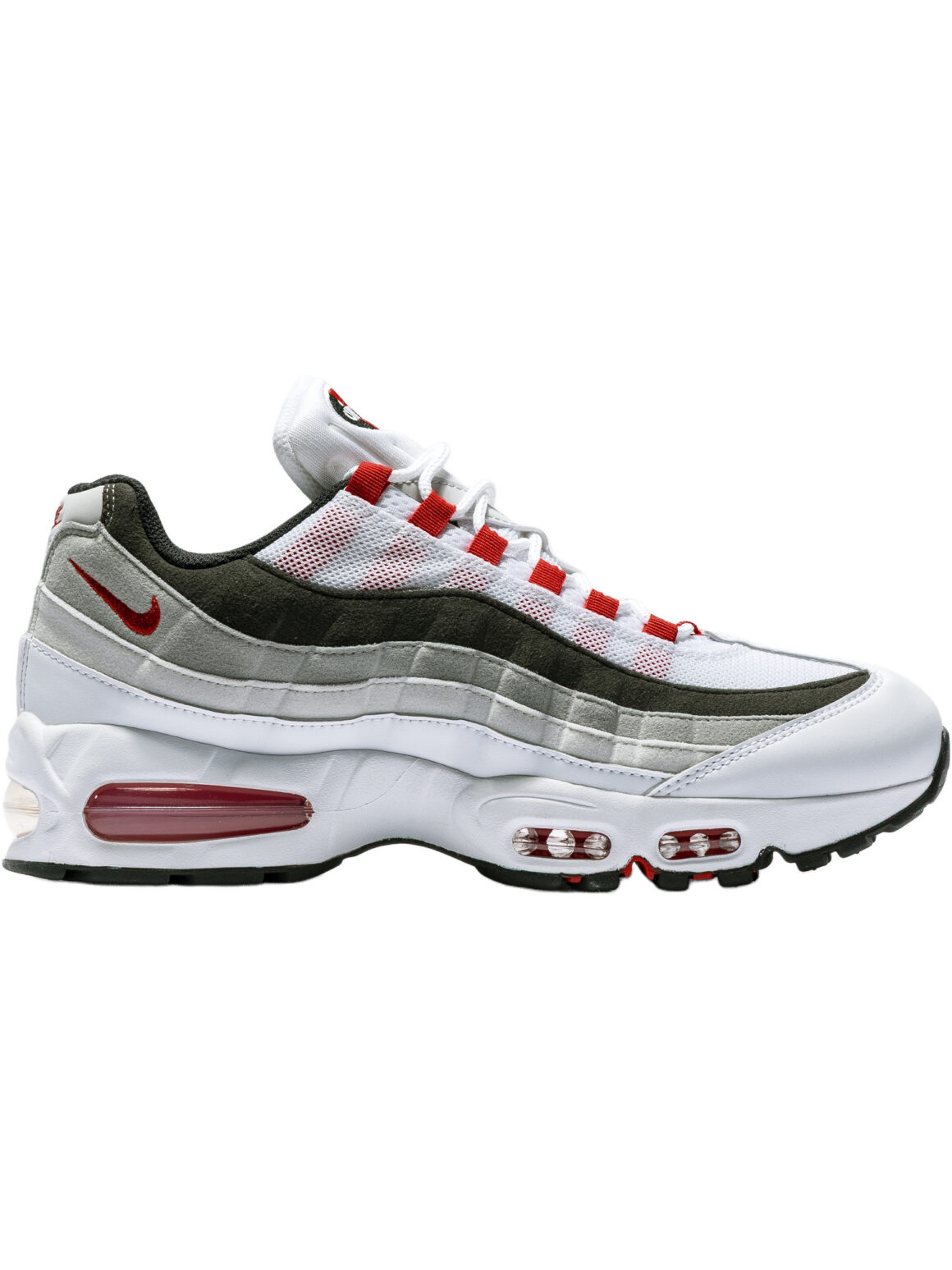Imagem de: Tênis Nike Air Max 95 Big Bubble Premium Branco, Vermelho, Cinza e Preto