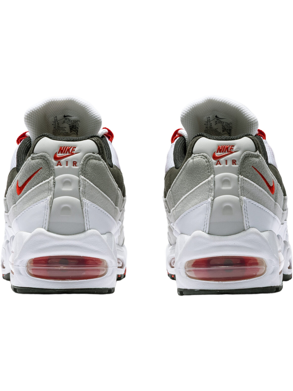 Imagem de: Tênis Nike Air Max 95 Big Bubble Premium Branco, Vermelho, Cinza e Preto