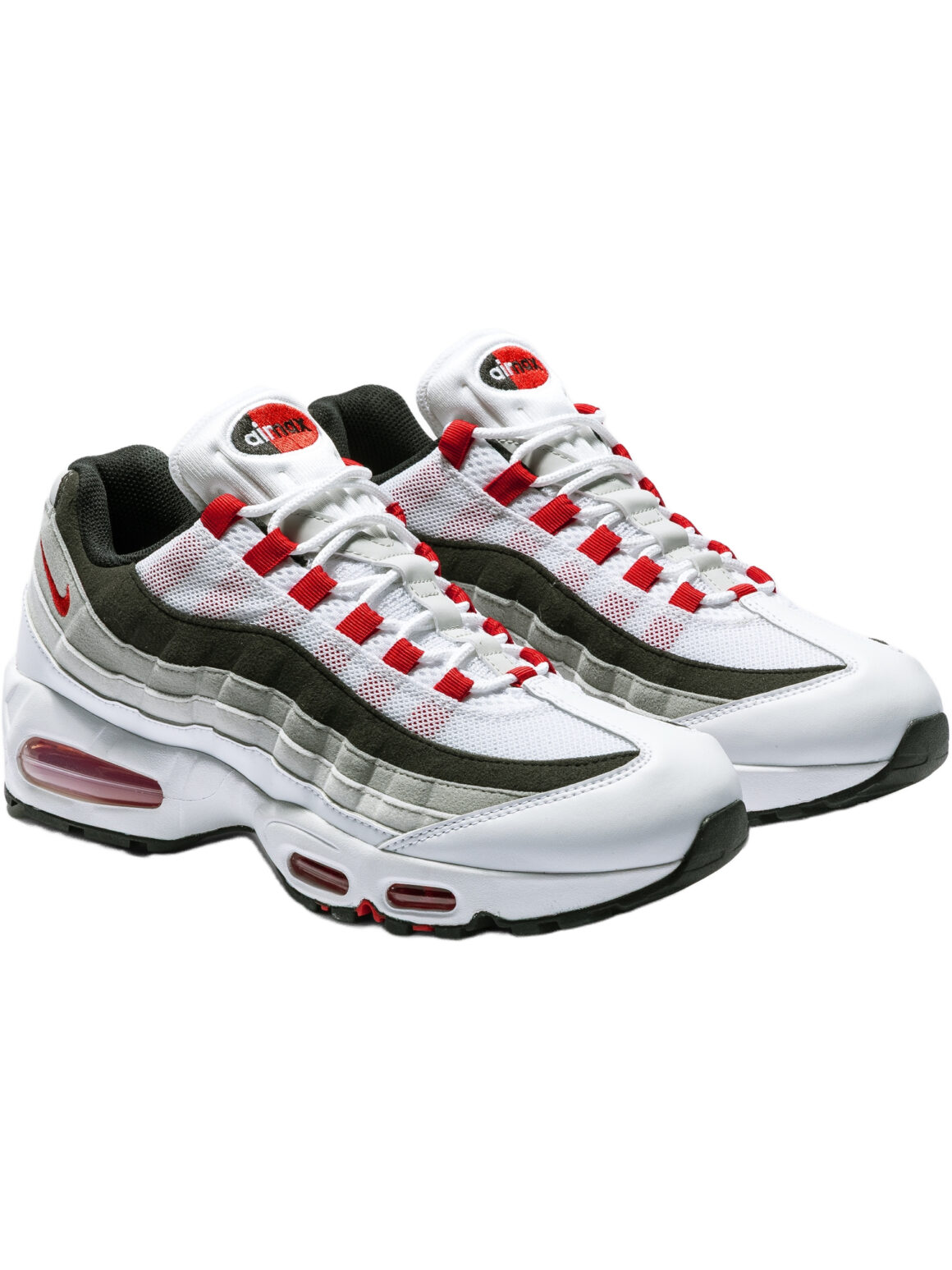 Imagem de: Tênis Nike Air Max 95 Big Bubble Premium Branco, Vermelho, Cinza e Preto