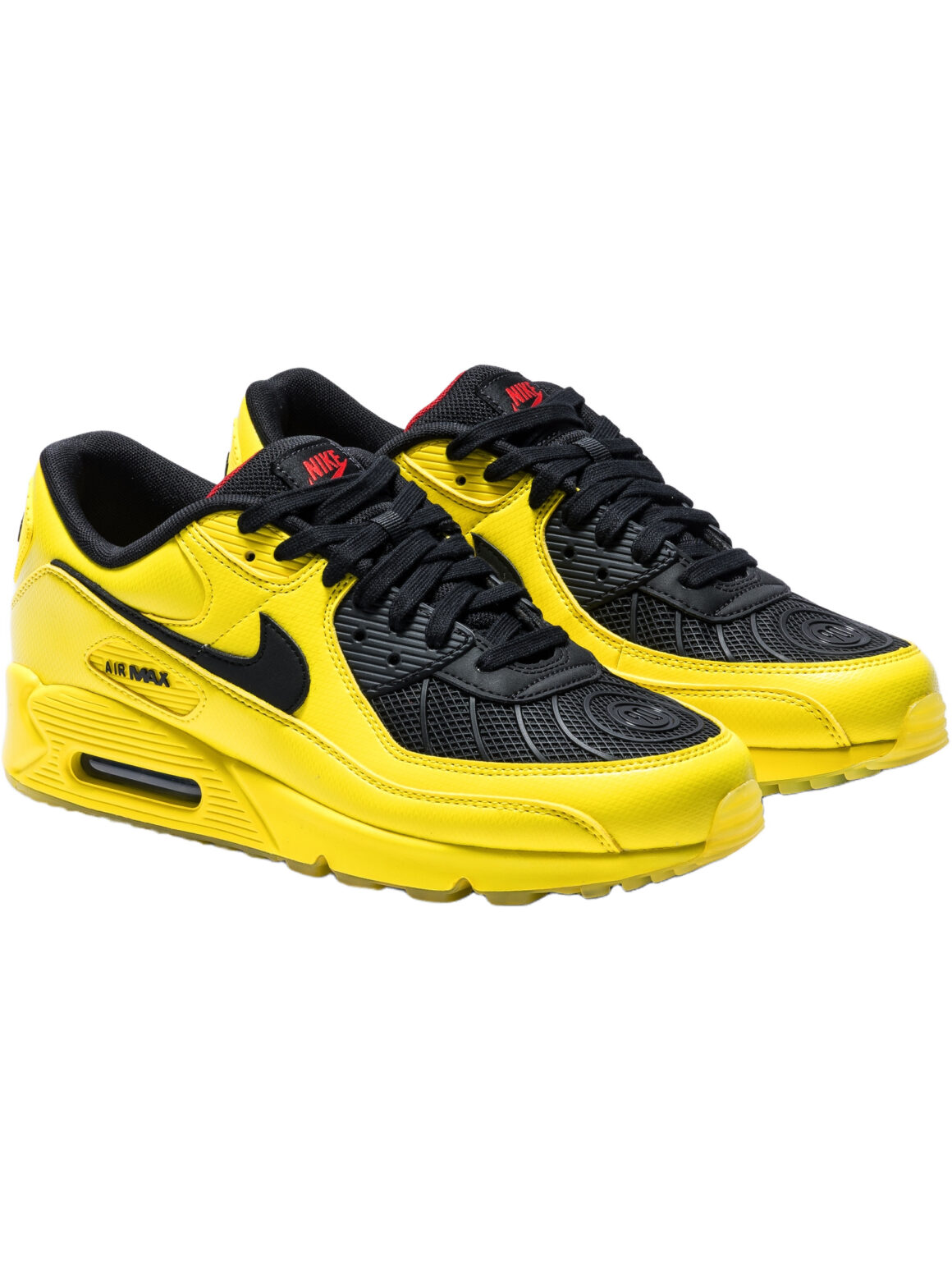 Imagem de: Tênis Nike Air Max Laser 90 Amarelo Vermelho e Preto