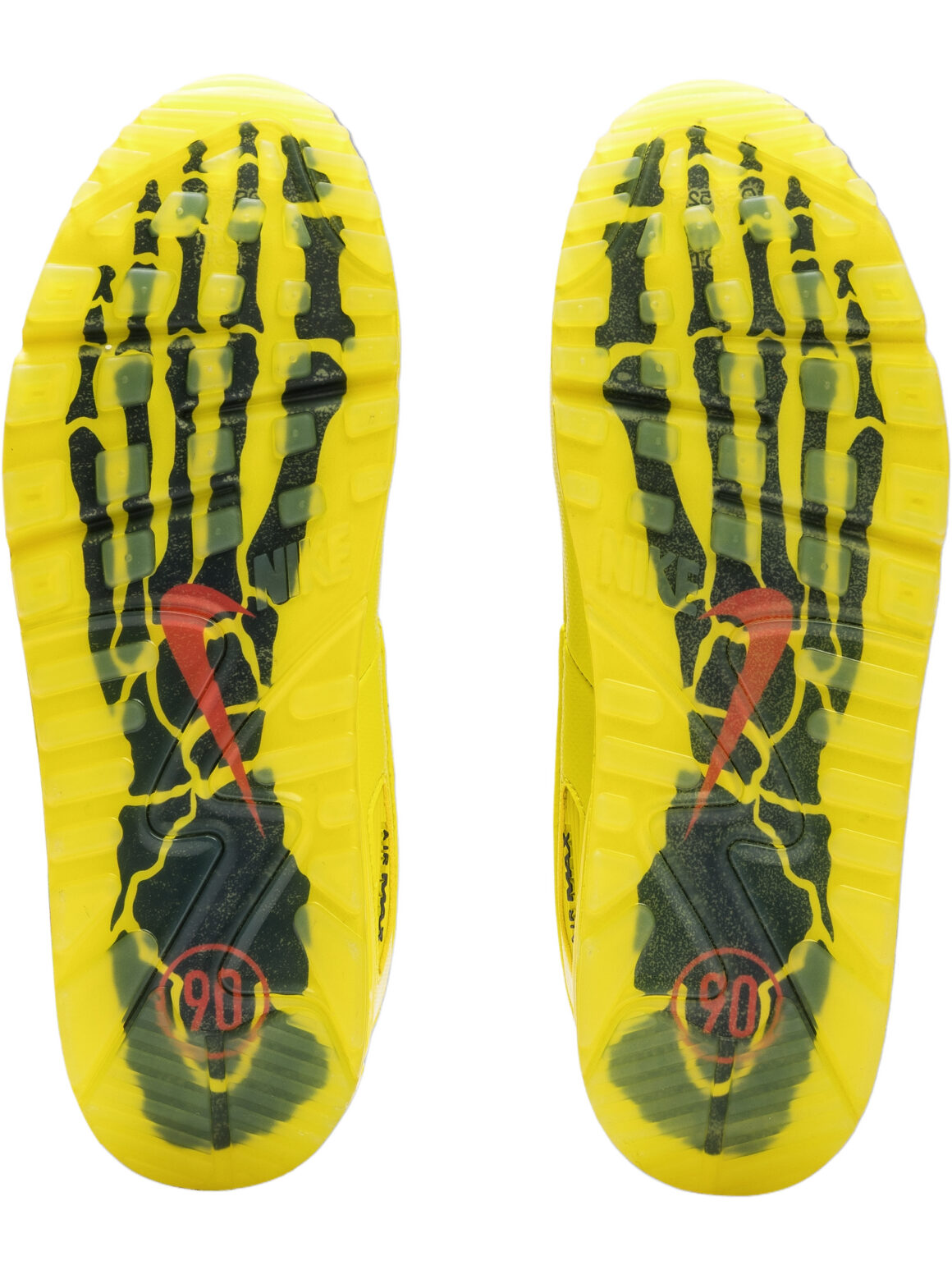 Imagem de: Tênis Nike Air Max Laser 90 Amarelo Vermelho e Preto