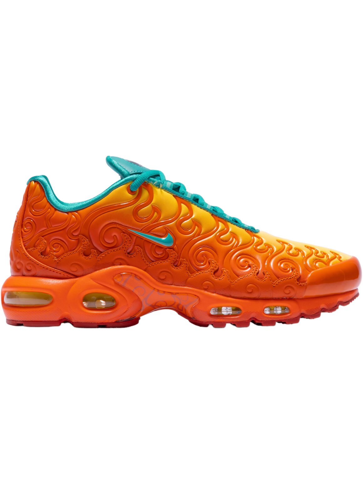 Imagem de: Tênis Nike One Piece Air Max Plus Mera Mera Laranja