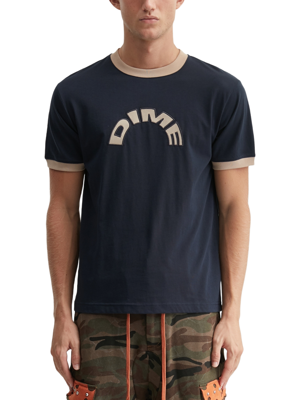 Imagem de: Camiseta Dime Arch Ringer Azul Marinho