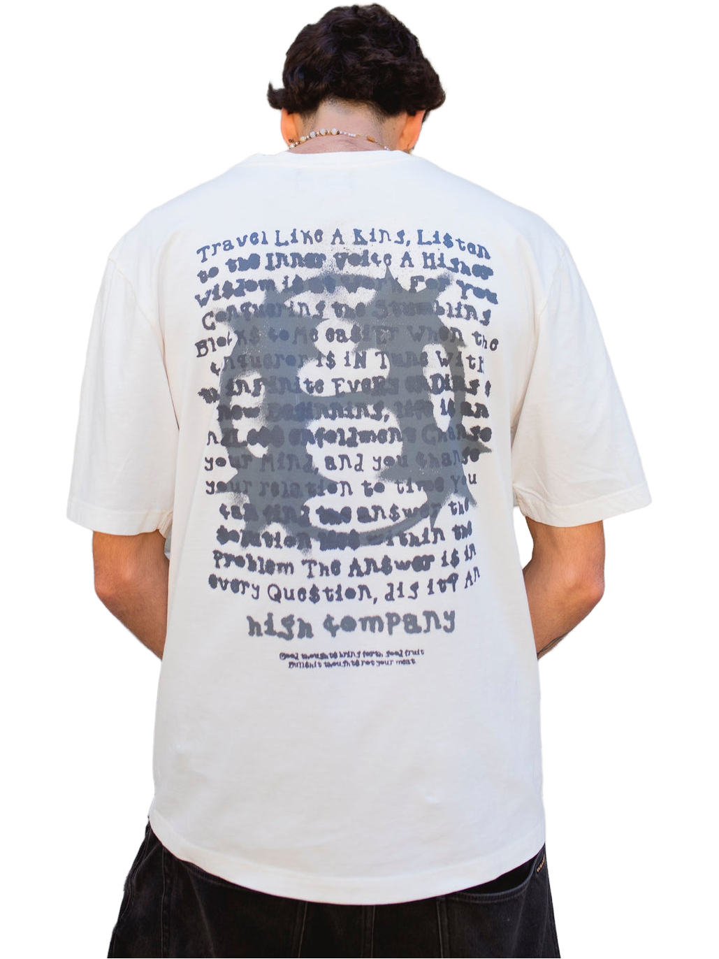 Imagem de: Camiseta High Company Stencil Branca