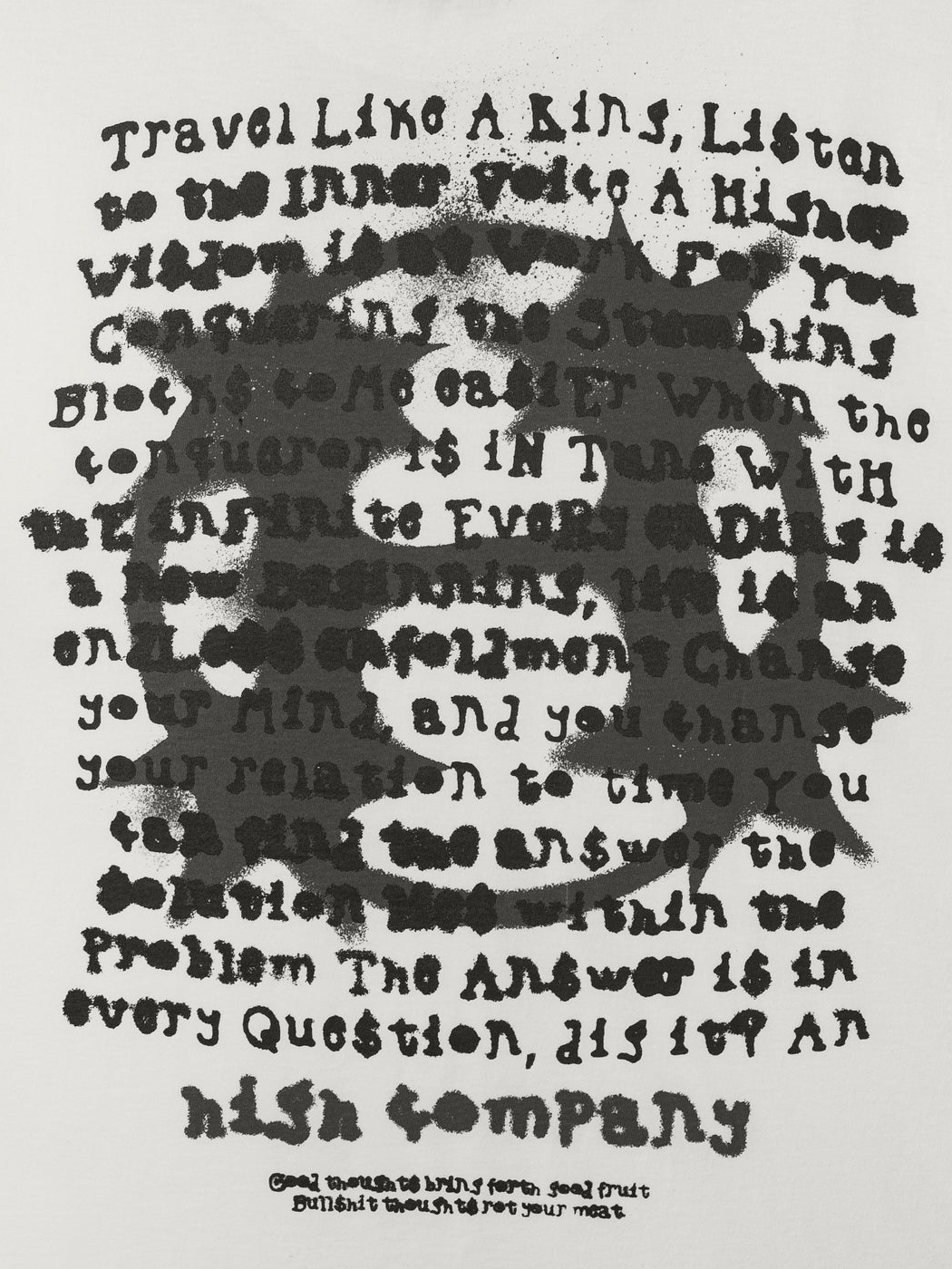 Imagem de: Camiseta High Company Stencil Branca