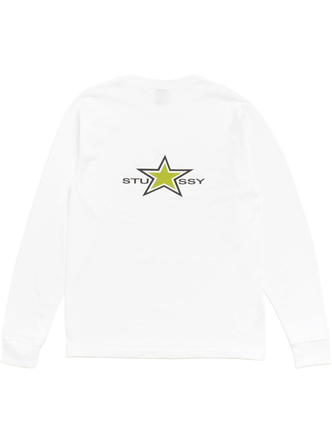 Imagem de: Camiseta Manga Longa Stüssy Star Branca
