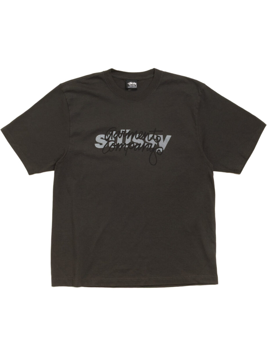 Imagem de: Camiseta Stüssy Garment Co. Preto Desbotado