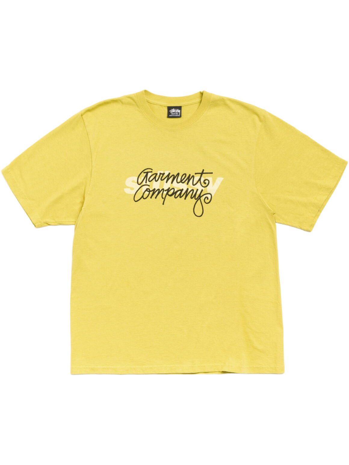 Imagem de: Camiseta Stüssy Garment Co. Tee Amarela