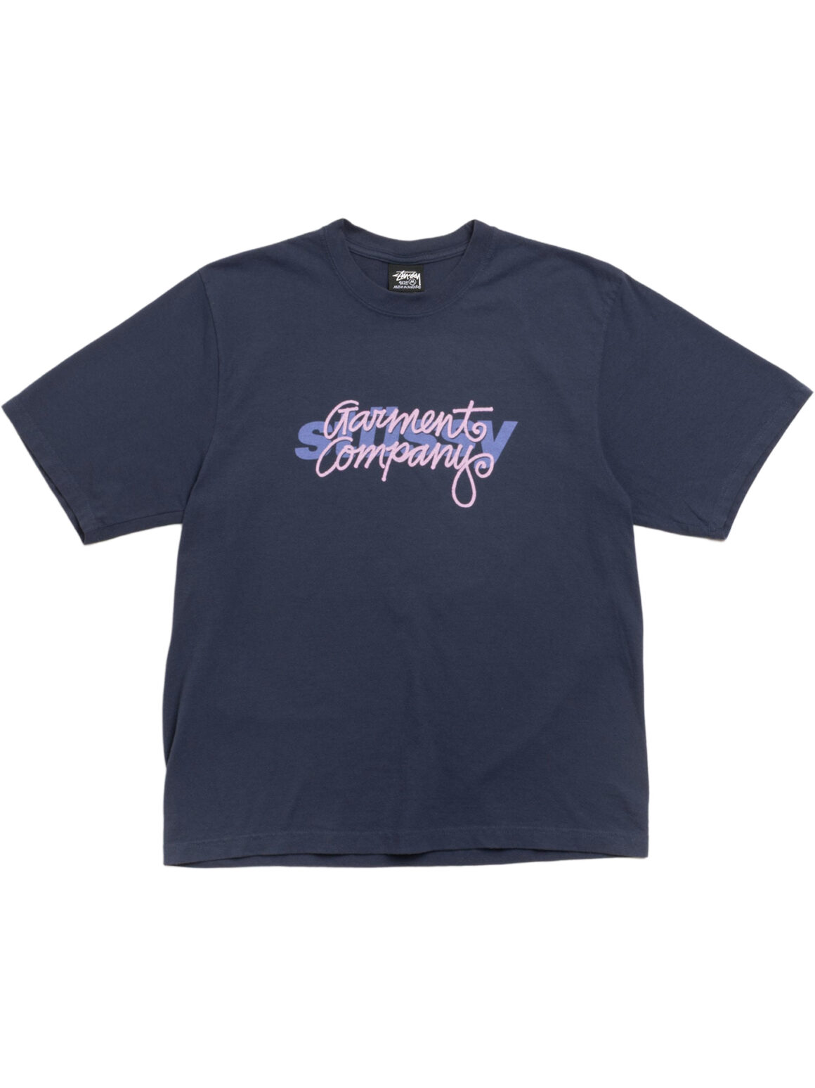 Imagem de: Camiseta Stüssy Garment Co. Tee Azul Escuro