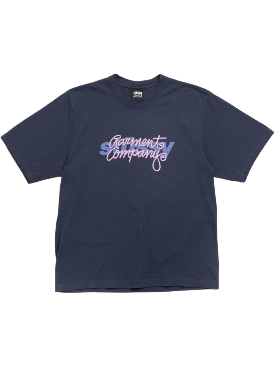 Imagem de: Camiseta Stüssy Garment Co. Tee Azul Escuro