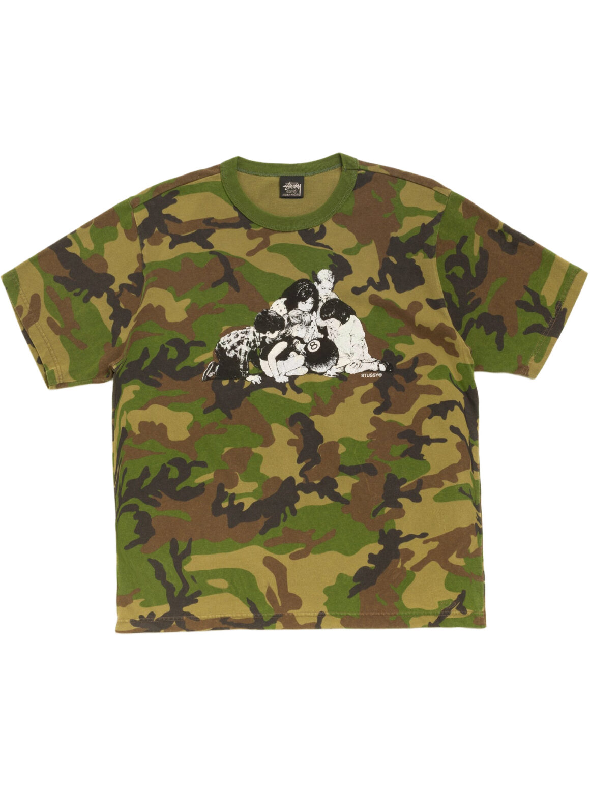 Imagem de: Camiseta Stüssy Kids Tee Camuflada