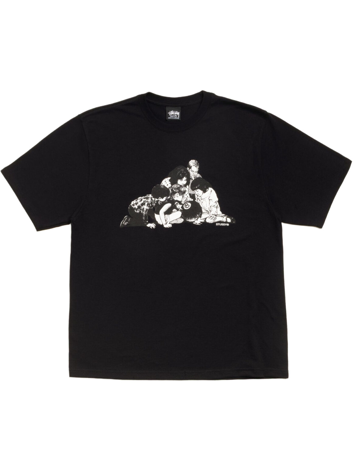 Imagem de: Camiseta Stüssy Kids Tee Preta