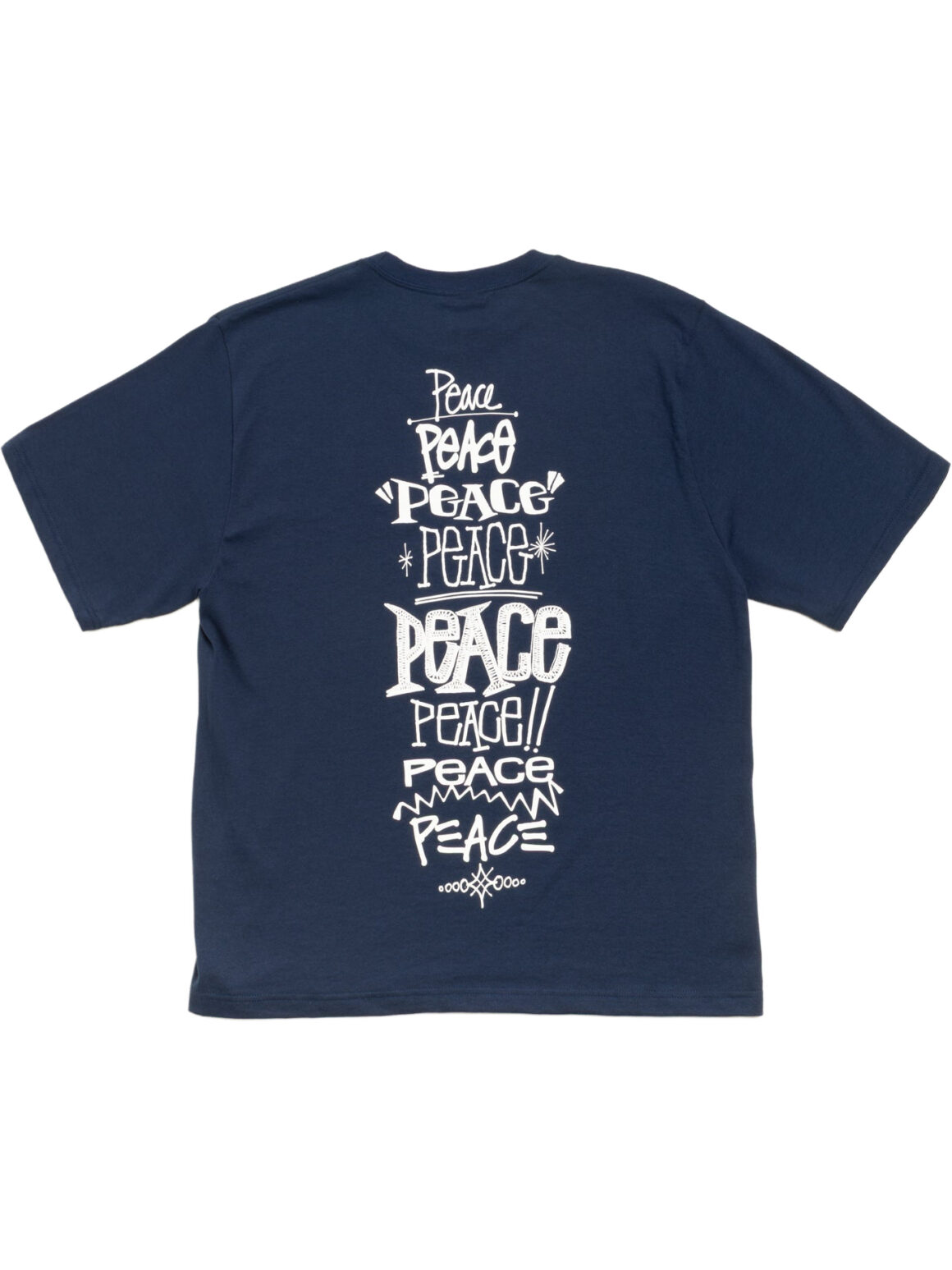 Imagem de: Camiseta Stüssy Peace Increased Azul Marinho