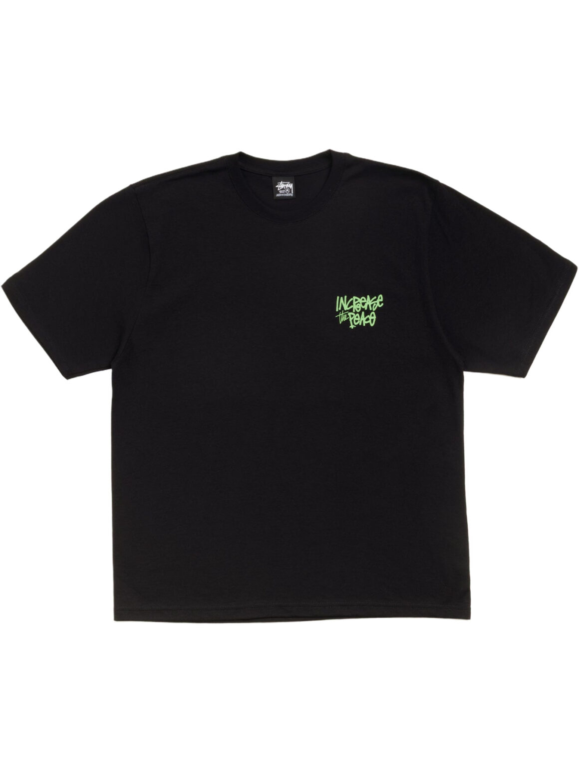 Imagem de: Camiseta Stüssy Peace Increased Preta