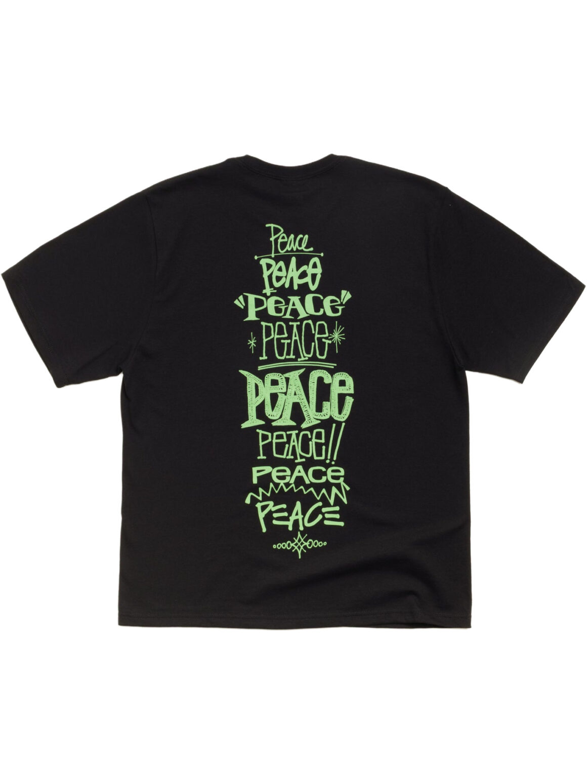 Imagem de: Camiseta Stüssy Peace Increased Preta