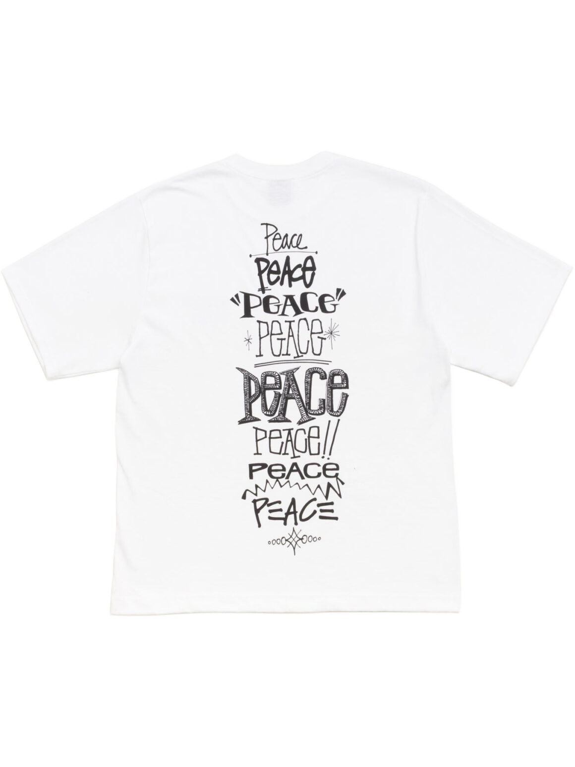Imagem de: Camiseta Stüssy Peace Increased Tee Branca