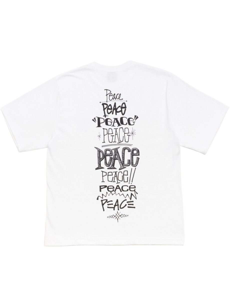 Imagem de: Camiseta Stüssy Peace Increased Tee Branca