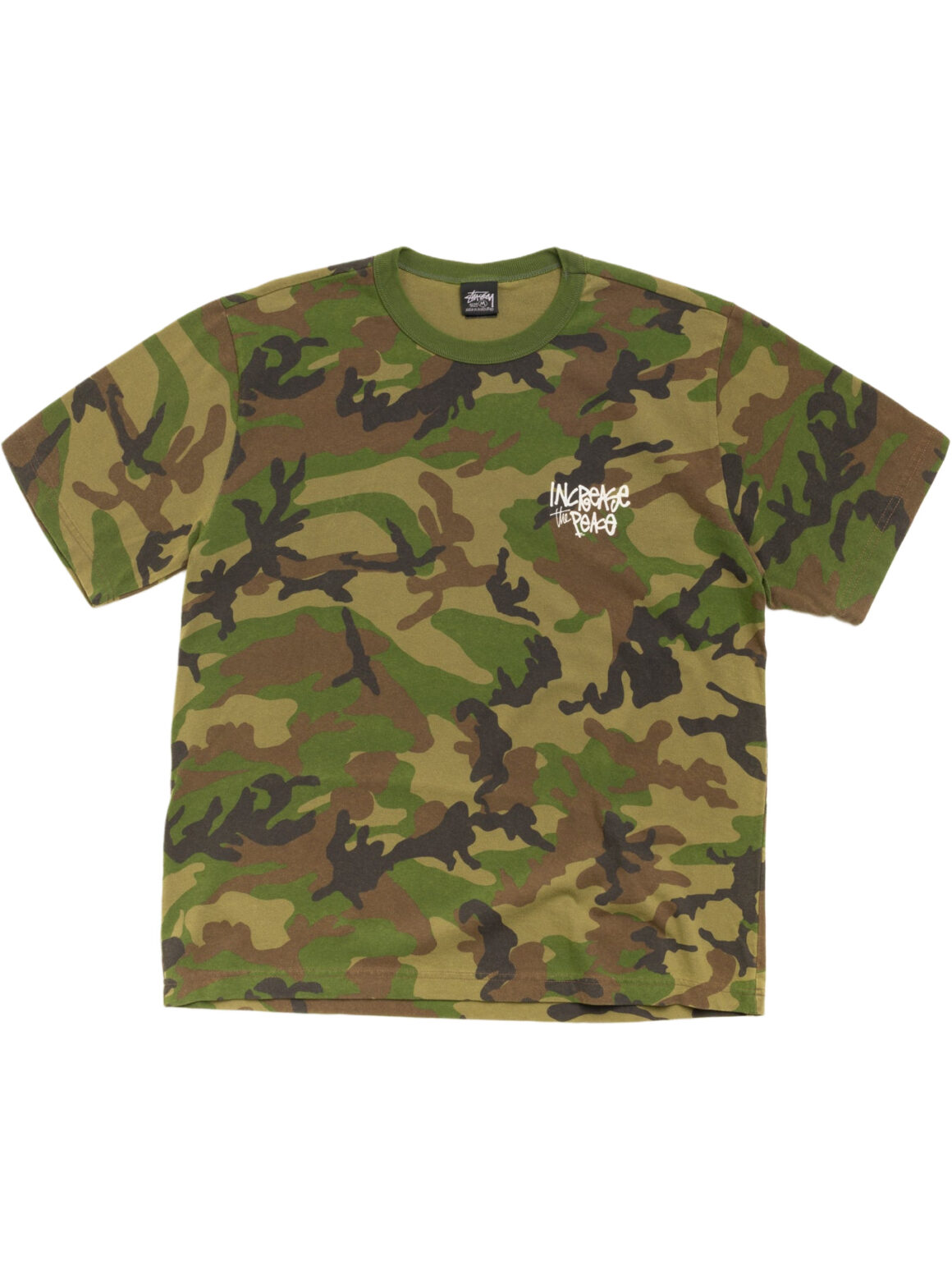 Imagem de: Camiseta Stüssy Peace Increased Tee Camuflada