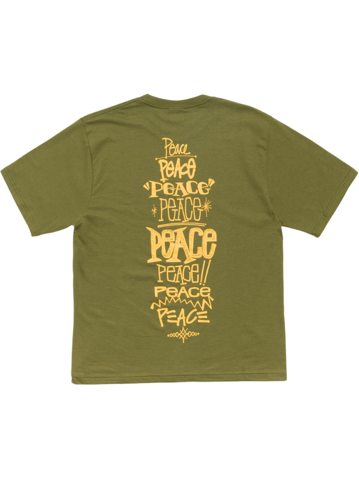 Imagem de: Camiseta Stüssy Peace Increased Verde Oliva