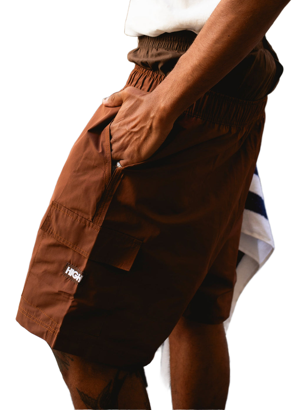 Imagem de: Shorts High Company Colored Sport Marrom