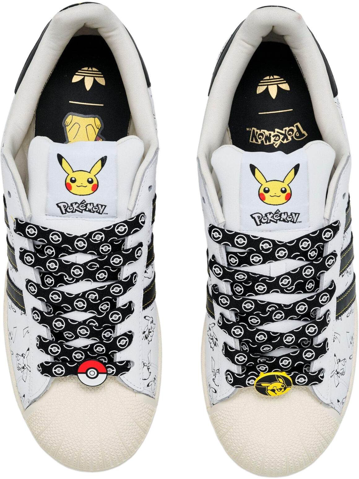 Imagem de: Tênis adidas Originals x Pokémon Superstar II Pikachu