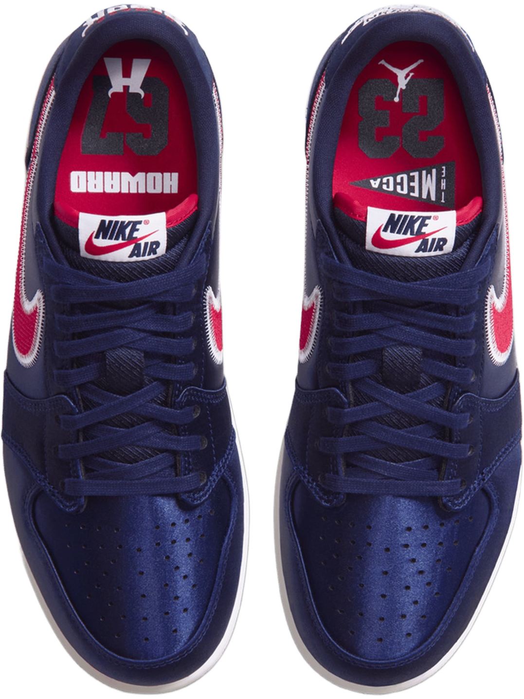 Imagem de: Tênis Jordan Air Jordan 1 Retro Low OG Azul Marinho e Vermelho