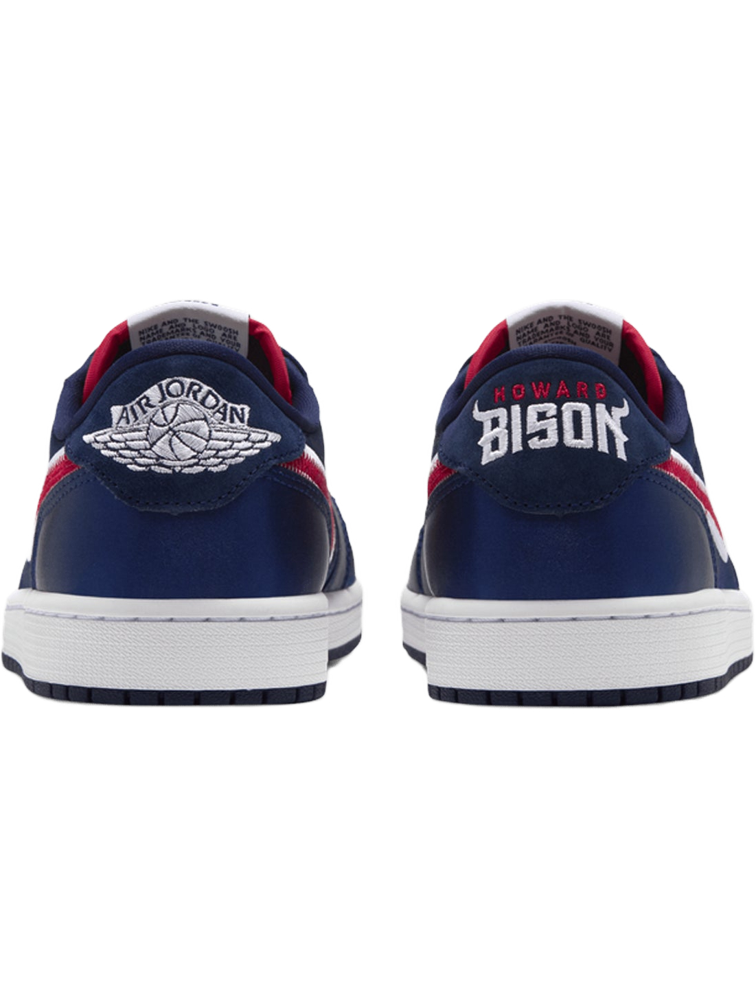 Imagem de: Tênis Jordan Air Jordan 1 Retro Low OG Azul Marinho e Vermelho