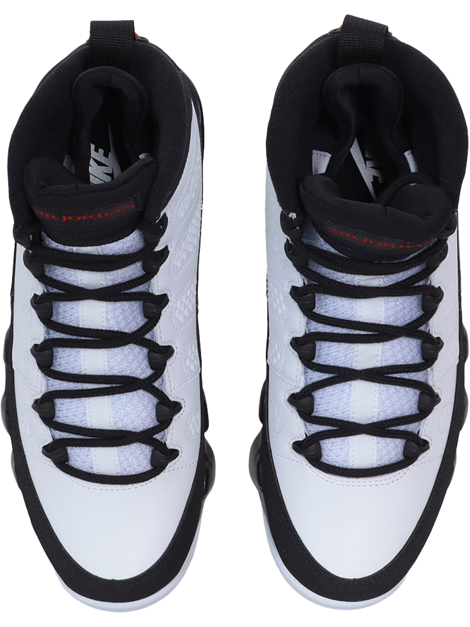 Imagem de: Tênis Jordan Air Jordan 9 Retro OG Branco e Preto