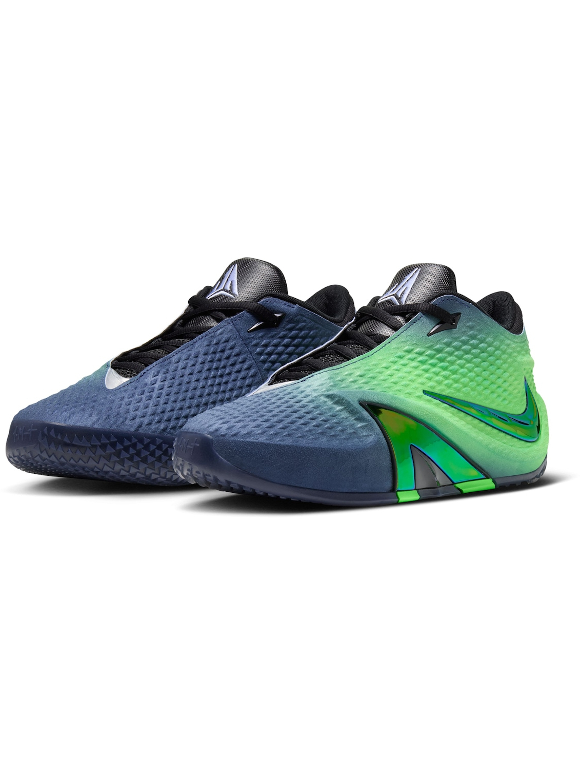 Imagem de: Tênis Nike Ja 4 Nightmare Obsidiana e Verde Volt